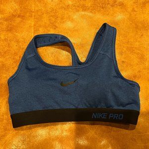 Nike XS Blue Sports Bra - like new